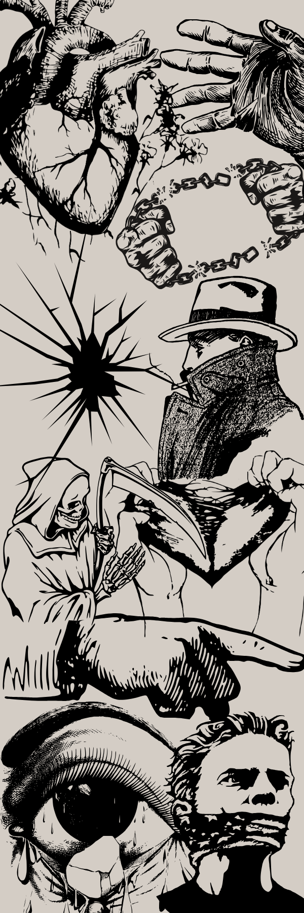 4 Spooky Bookmarks